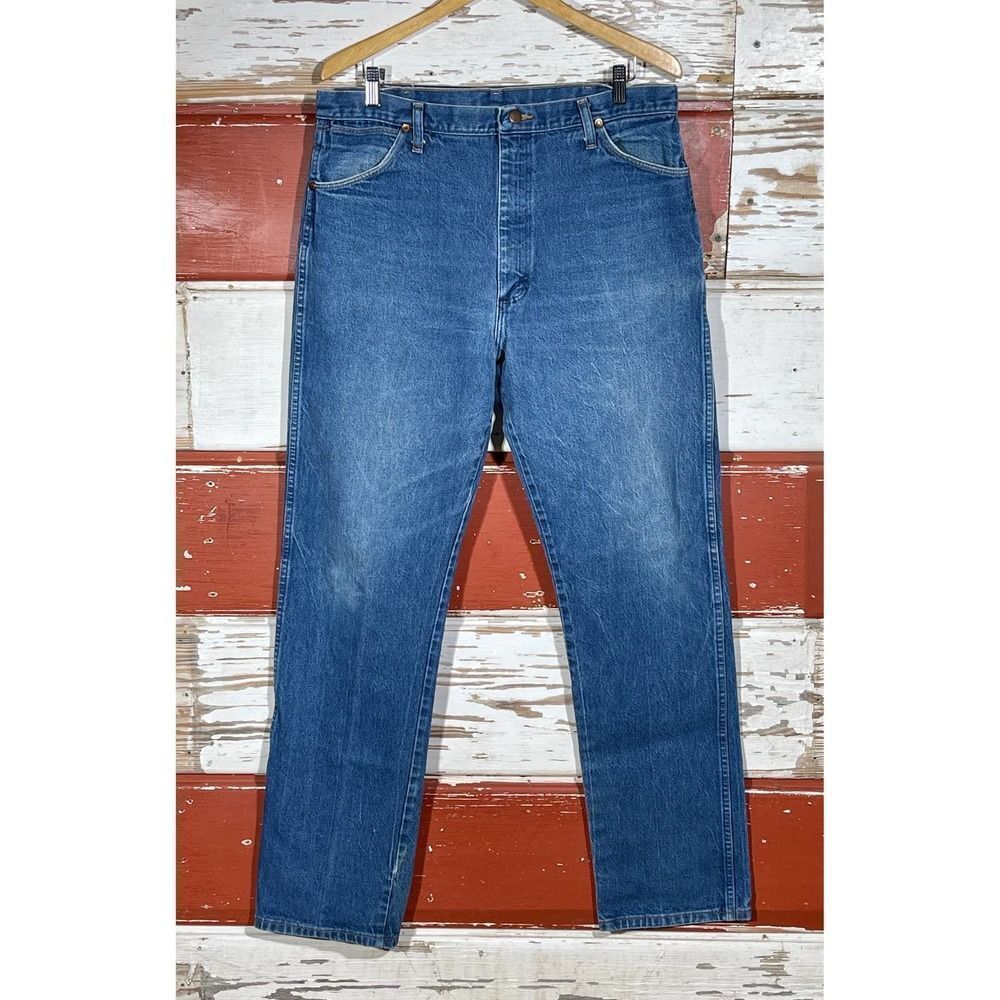 36w 80s‎ USA Vintage Wrangler Jeans - Picture 2 of 8